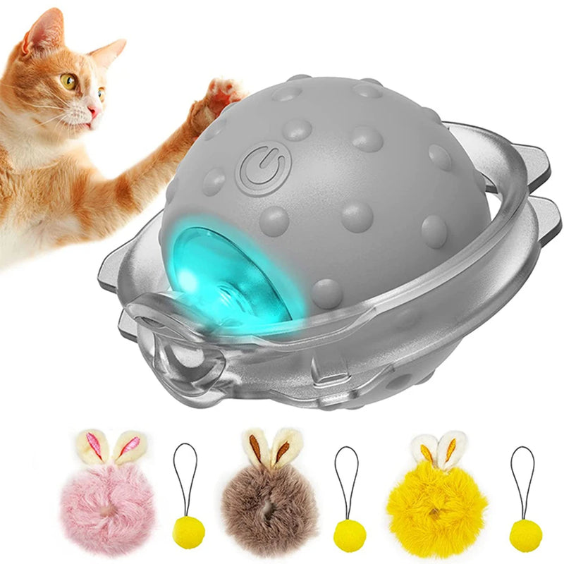 Cat Toy with Rabbit Ears and Bird Sound