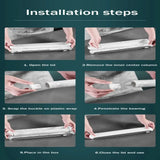 Magnetic Refillable Wrap & Foil Dispenser with Cutter